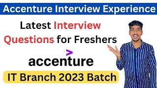 Accenture Interview Experience 2023 for Freshers | Accenture Interview Question and Answers