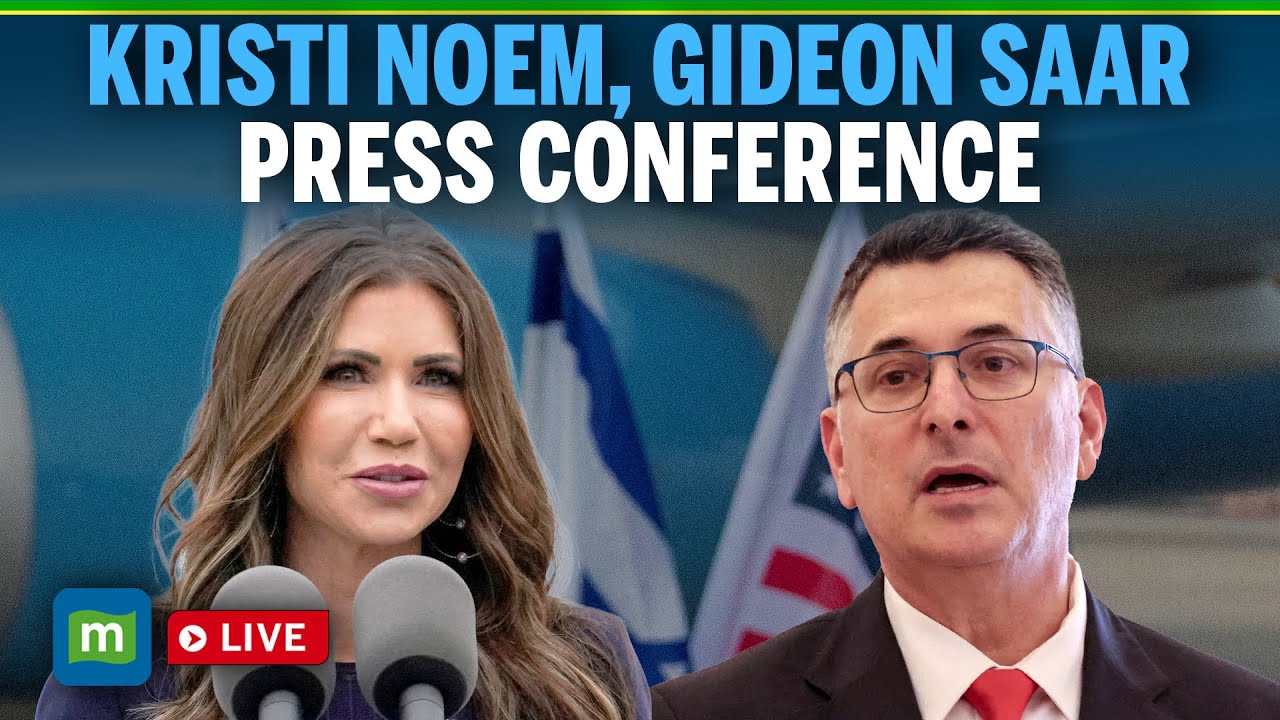 LIVE: Kristi Noem holds news conference with Israel's foreign minister Gideon Saar | N18G