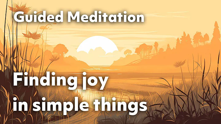[5 Minute Meditation] Finding joy in simple things