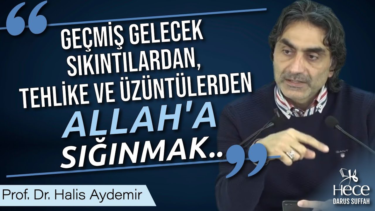 Geçmiş gelecek sıkıntılardan, tehlike ve üzüntülerden Allah'a sığınmak