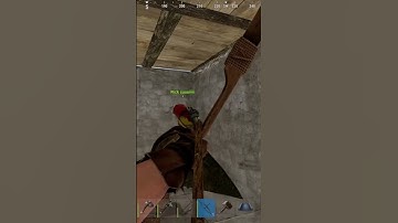 Trolling my teammates in rust #funny #horrorfilm #rap #rust