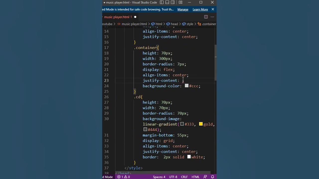 Custom Music Player | HTML CSS JavaScript Custom Music Player | HTML CSS JavaScript