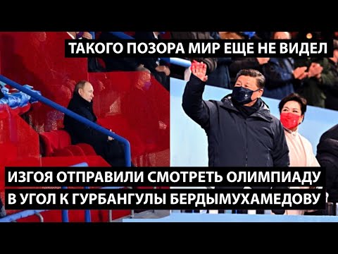 Грустного изгоя отправили смотреть олимпиаду в угол к Бердымухамедову. ТАКОГО ПОЗОРА МИР НЕ ВИДЕЛ