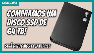 COMPRAMOS UM DISCO SSD EXTERNO DE 64TB NO ALIEXPRESS!