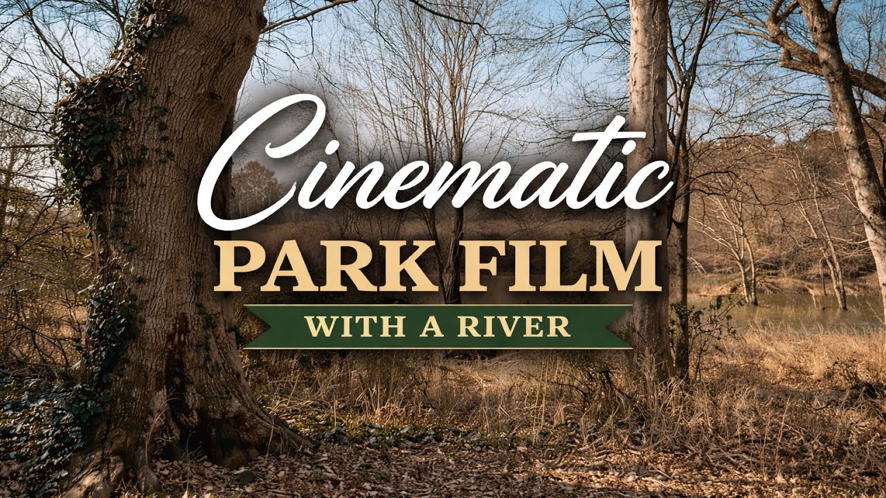 Cinematic Park Film with a River | Short Nature Film