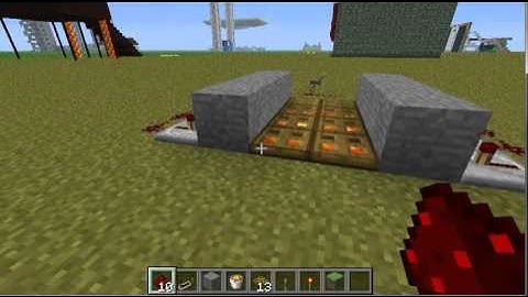 Minecraft trapdoor bridge