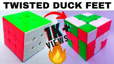 Twisted Duck 🦆 Feet 3x3 Rubik
