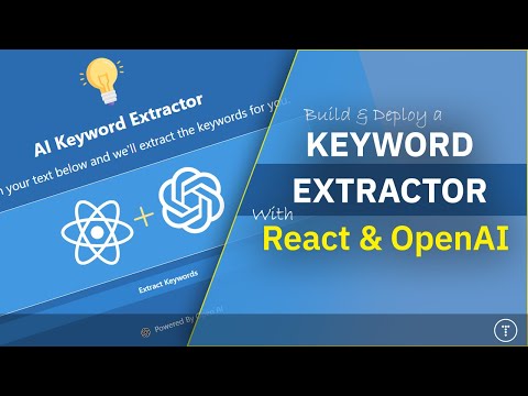 Build a Keyword Extractor: React + OpenAI API + Chakra UI