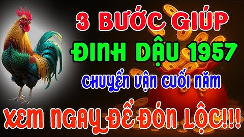 Đúng 3 Bước Giúp Đinh Dậu 1957 Chuyển Vận Cuối Năm , Không Ai Nói Bạn Biết!