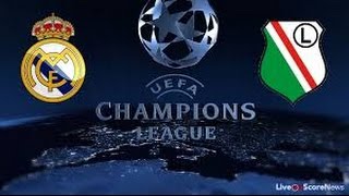 Real madrid vs Legia live streaming