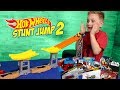 Hot Wheels Stunt Jump Tournament Pt 2 ft Marvel Super Hero Cars!