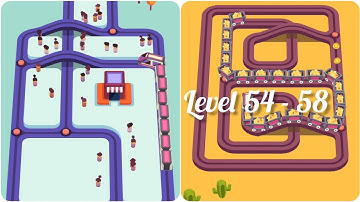 Train Taxi - Avoid The Crash - (Level 54 - 58) Android Gameplay #10