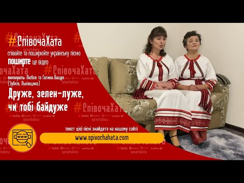 Друже зелен луже чи тобі байдуже