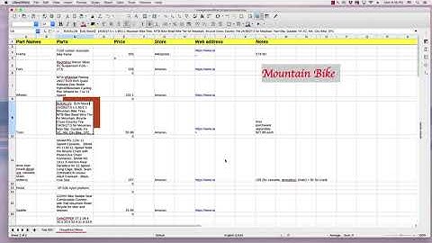 LibreOffice Calc Quick Video: Cell border and shadow