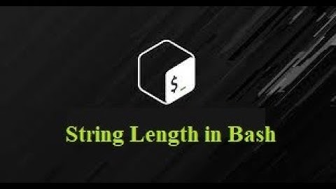 how to find length of string in bash