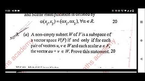 Sem-6 paper -14 linear algebra, vbu, session 18-21