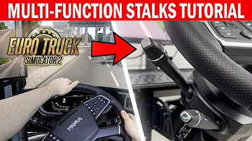 How to set Moza Multi-Function Stalks in Euro Truck Simulator 2 correctly | Key binding tutorial