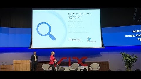 Video Recording IR Conference 2024: MiFID II in Focus: Trends, Challenges and Opportunities