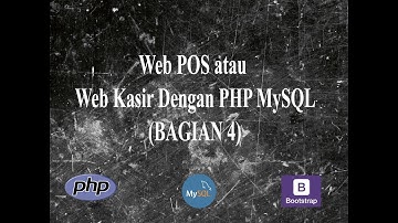 Membuat Web POS atau Kasir Dgn PHP MySQL - Membuat Edit dan Hapus Data Attandent #4