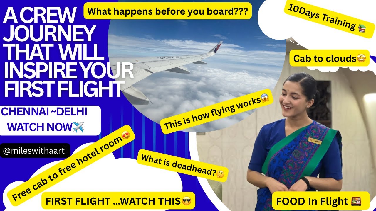 Cabin Crew Se Passenger Tak Meri Puri Chennai To Delhi Flight!😳✈️Everything Explained 🤩