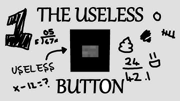 Minecraft: THE USELESS BUTTON Part 1