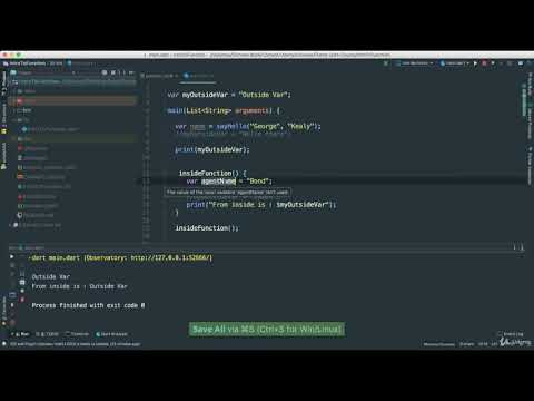 31  Lexical Scope in Dart  Flutter & Dart   The Complete App Development Course UDEMY