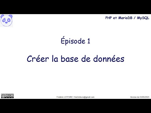 PHP and MariaDB - Episode 1 - Creating the database