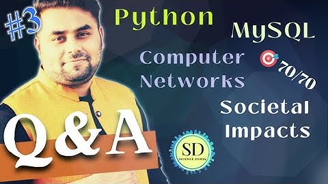 COMPUTER NETWORKS | SOCIETAL IMPACTS | HUM TOPPER | SHASHANK JAIN | SCIENCE DUNIA | PYQs
