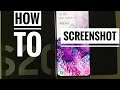 How to screenshot on new  Samsung galaxy S20 tutorial easy
