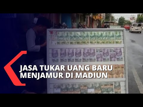 2 Pekan Jelang Lebaran, Jasa Tukar Uang Baru Bertebaran dengan Imbalan Jasa Penukaran 10 Persen