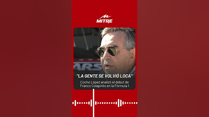 Cocho López analizó el debut de Franco Colapinto en la Fórmula 1: "La gente se volvió loca"