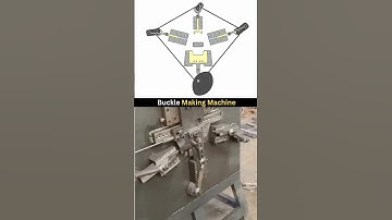 Steel wire buckle making machine 📌 #3ddesign #machining #mechanicaldesign #solidworks #cadcam #3d
