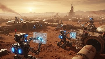 Robots are building cities on Mars without humans