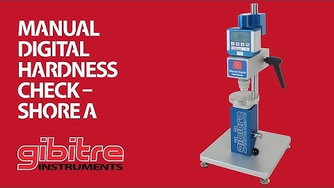 Gibitre Instruments - Manual digital Shore A Hardness Tester