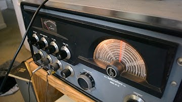 Demonstration of the Hallicrafters HT 32 transmitter