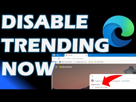 How to Disable Trending Now in Microsoft Edge Search Bar