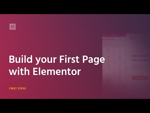 Creating your first amazing page with Elementor | Eduvvo