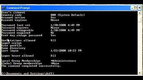 HACK COMPUTER PASSWORDS WITH COMMAND PROMPT