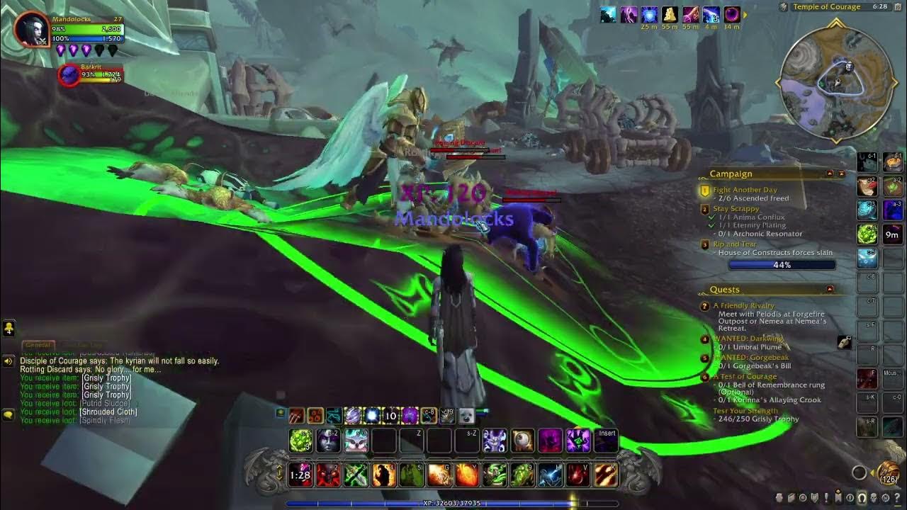 Void Elf Warlock, Bastion, anima barrage YouTube