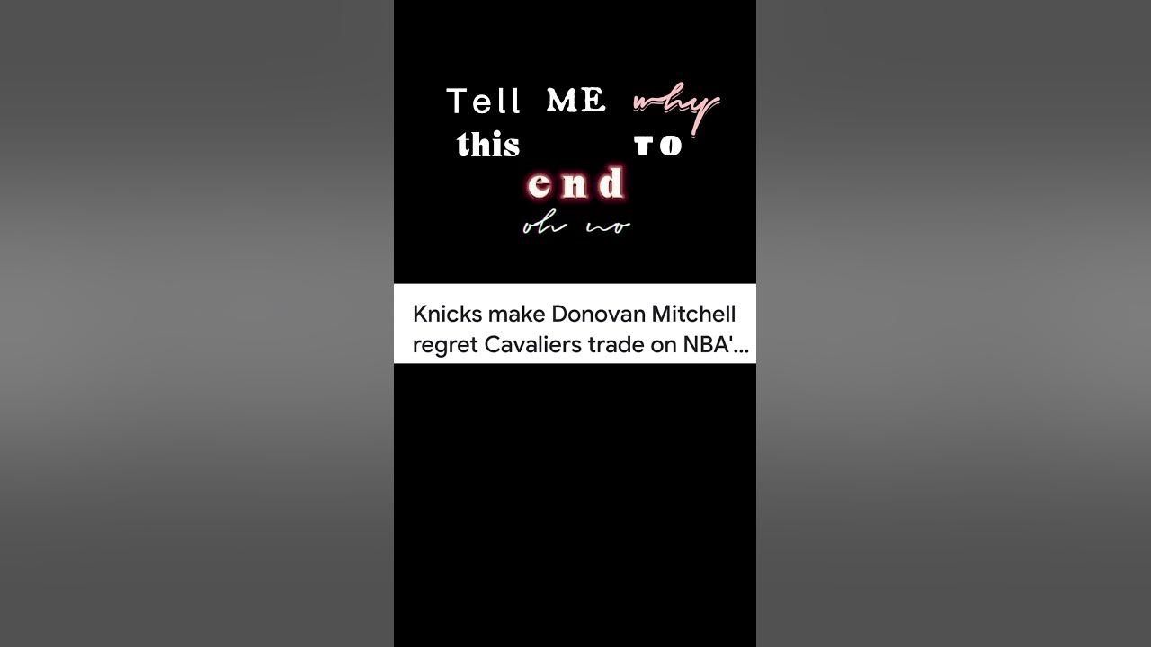 Please don’t leave us Donovan Mitchell - YouTube