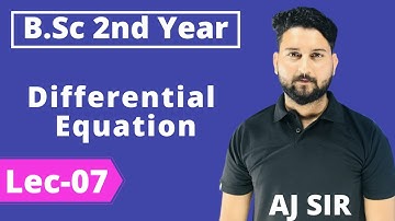 Homogenous Differential Equation || DIFFERENTIAL EQUATION ll LECTURE-07 || AJ SIR || aj academics