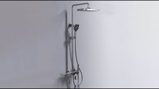 Shower Mixer Faucets Set Shower Fabricator Thermostat Valves And Trims Exposed Wall Mounted K031078