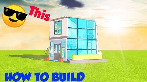 How To Build A Small Modern House In Simple Sandbox 2 // Eazy