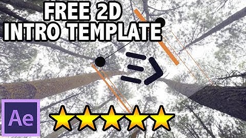 FREE 2D Neutral After Effects Intro Template - No Plugins + FULL Tutorial - Free 2D Intro #65