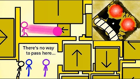 The Stick Figures vs The Block Maze