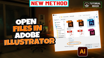 How to Open Files in Adobe Illustrator 2025