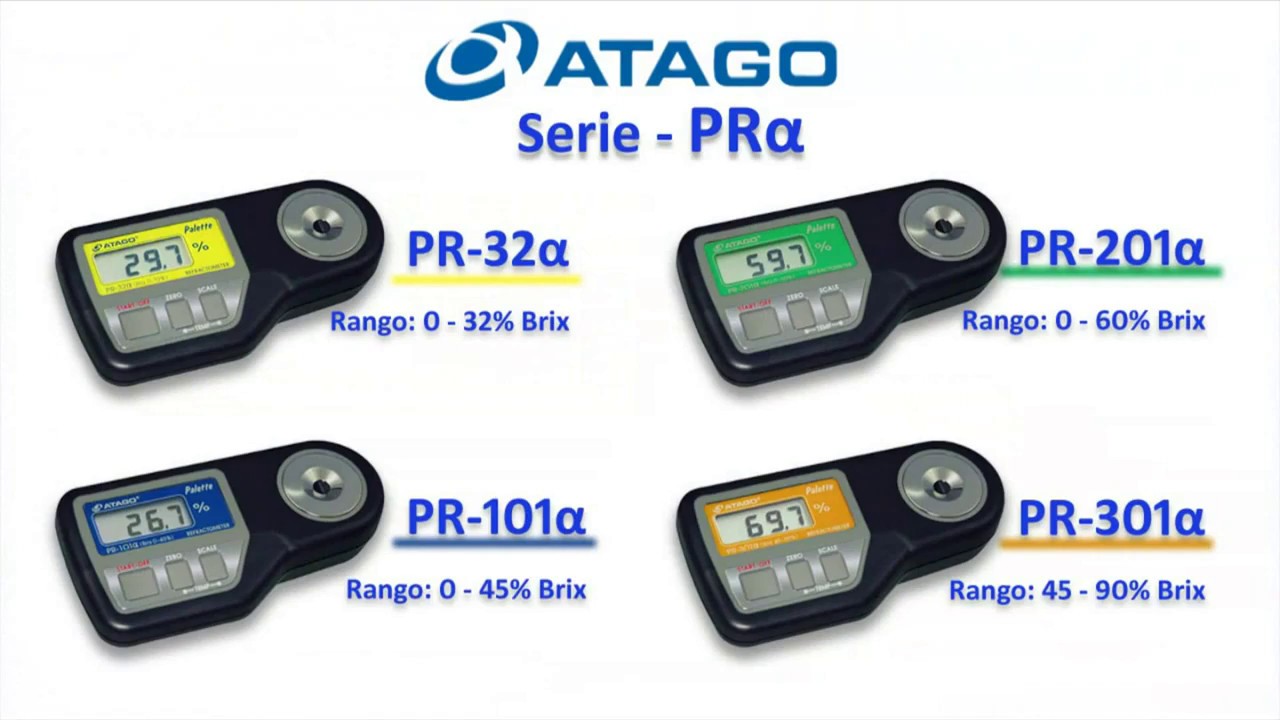 ATAGO PAL PR32α Refractometer SOMATCO سوماتكو YouTube