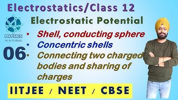 Electric Potential 06 | Conducting Shell, Concentric shells and Sharing of charges |JEE |NEET |CBSE