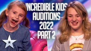 INCREDIBLE kids auditions 2022: Part 2  | Britain's Got Talent