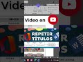 Repetir títulos en tablas en #word